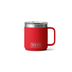 Yeti Rambler 10oz (296ml) Stackable Mug Ceramic-lined With Magslider Lid [cl:rescue Red]