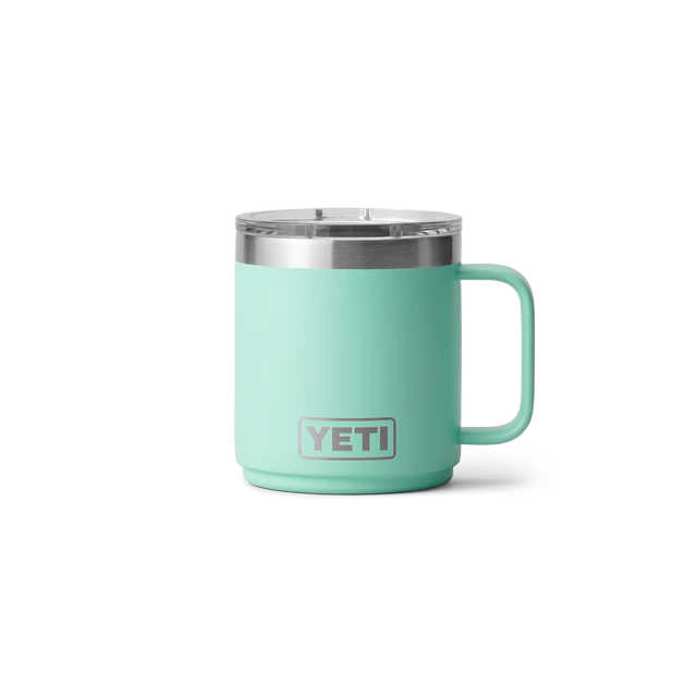 Yeti Rambler 10oz (296ml) Stackable Mug Ceramic-lined With Magslider Lid [cl:seafoam]