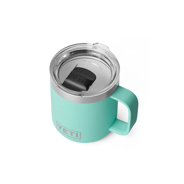 Yeti Rambler 10oz (296ml) Stackable Mug Ceramic-lined With Magslider Lid [cl:seafoam]