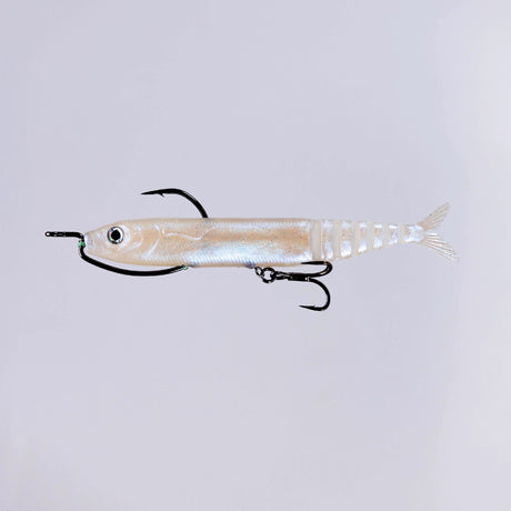 My Lure Box Sg160 160mm Pre-rigged Soft Plastic Swimbait Lure [cl:gc Glitter]