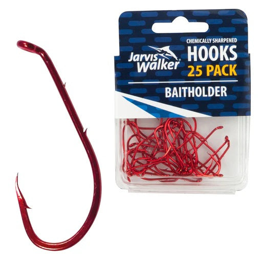 Jarvis Walker Baitholder Bulk Hooks [sz:1 - 25pk]