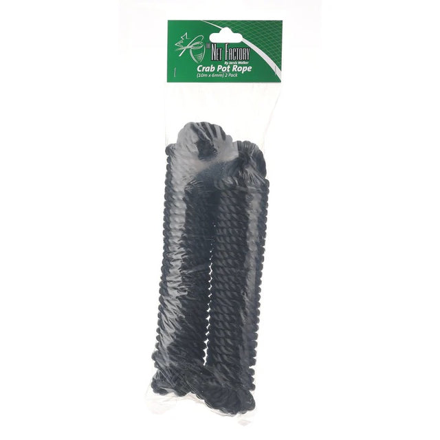 Net Factory Crab Pot Rope 6mm X 10m (2 Pk)