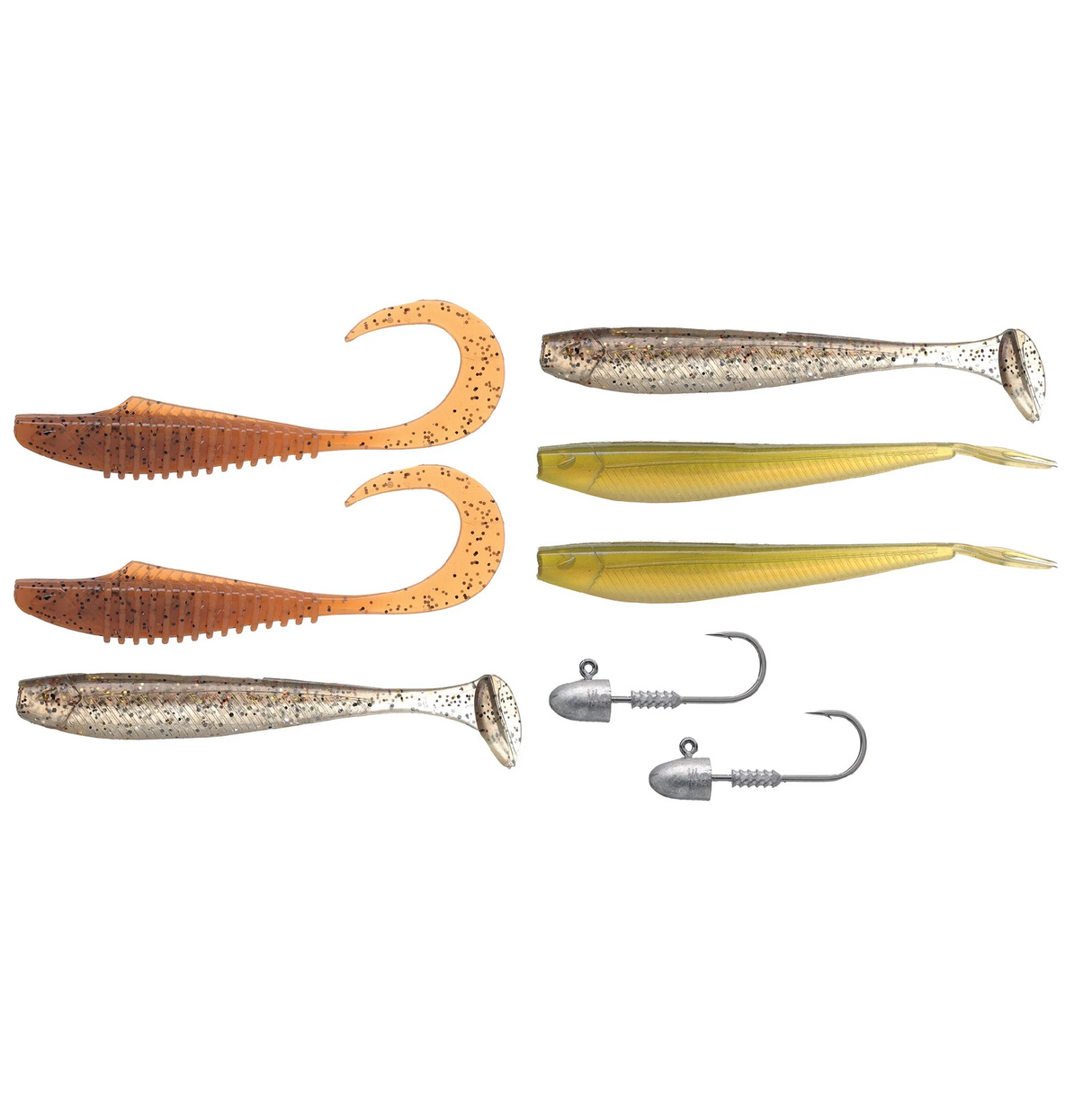 Bite Science Multi Pack Predator Soft Plastics Lures & Jigheads