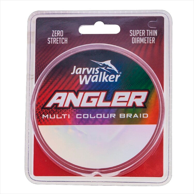 Jarvis Walker Angler Braided Fishing Line Multi Colour >< [sz:300yd 30lb]
