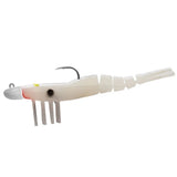 Wilson Wild Shrimp Exposed Series 3.5" 10g Soft Plastic Lure [cl:white Noise]