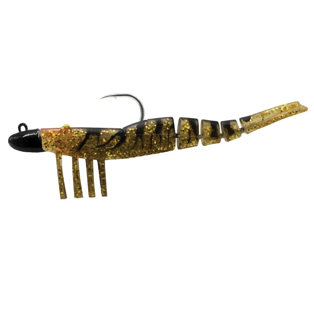 Wilson Wild Shrimp Exposed Series 5" 23g Soft Plastic Lure [cl:black Ale]