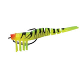 Wilson Wild Shrimp Weedless Series 5" 17g Soft Plastic Lure [cl:busted Frog]