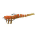 Wilson Wild Shrimp Weedless Series 5" 17g Soft Plastic Lure [cl:orange Nugget]