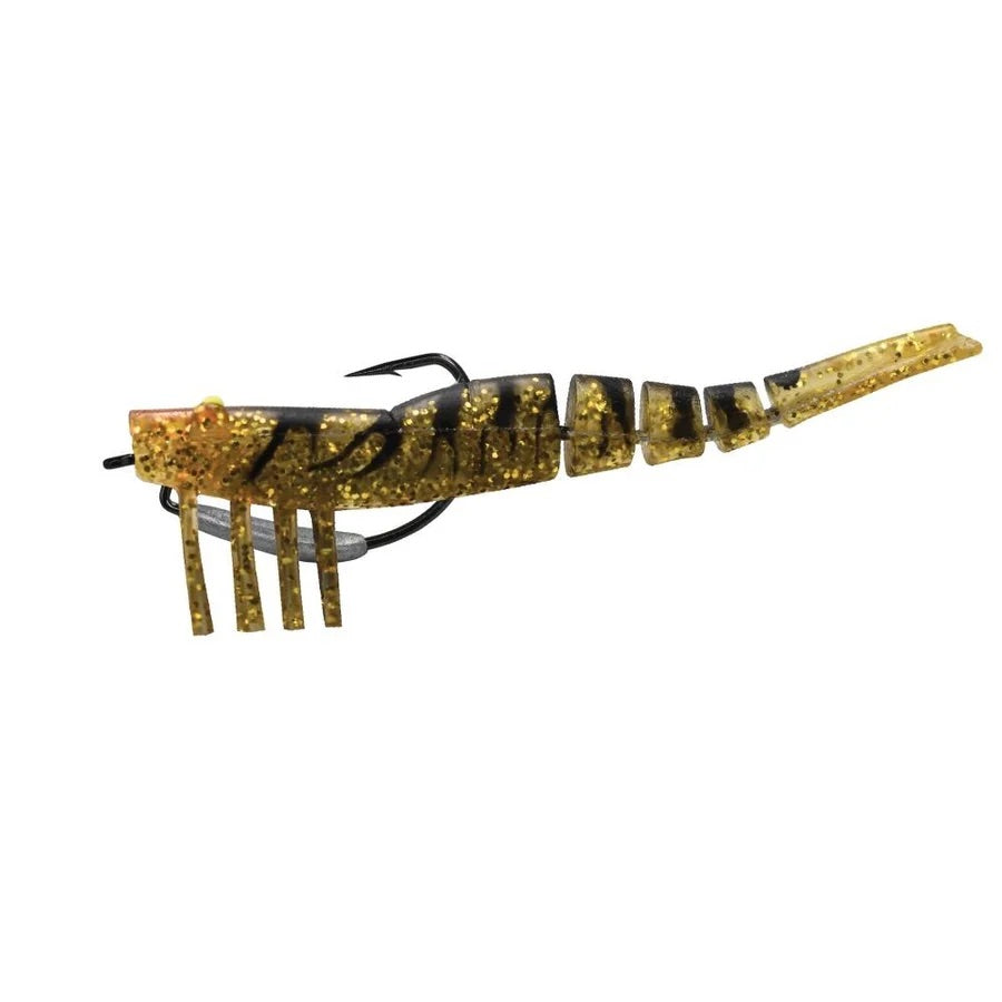 Wilson Wild Shrimp Weedless Series 6" 29g Soft Plastic Lure [cl:black Ale]