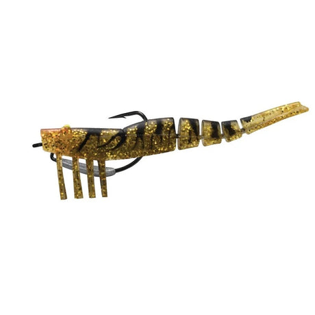 Wilson Wild Shrimp Weedless Series 7" 46g Soft Plastic Lure [cl:black Ale]