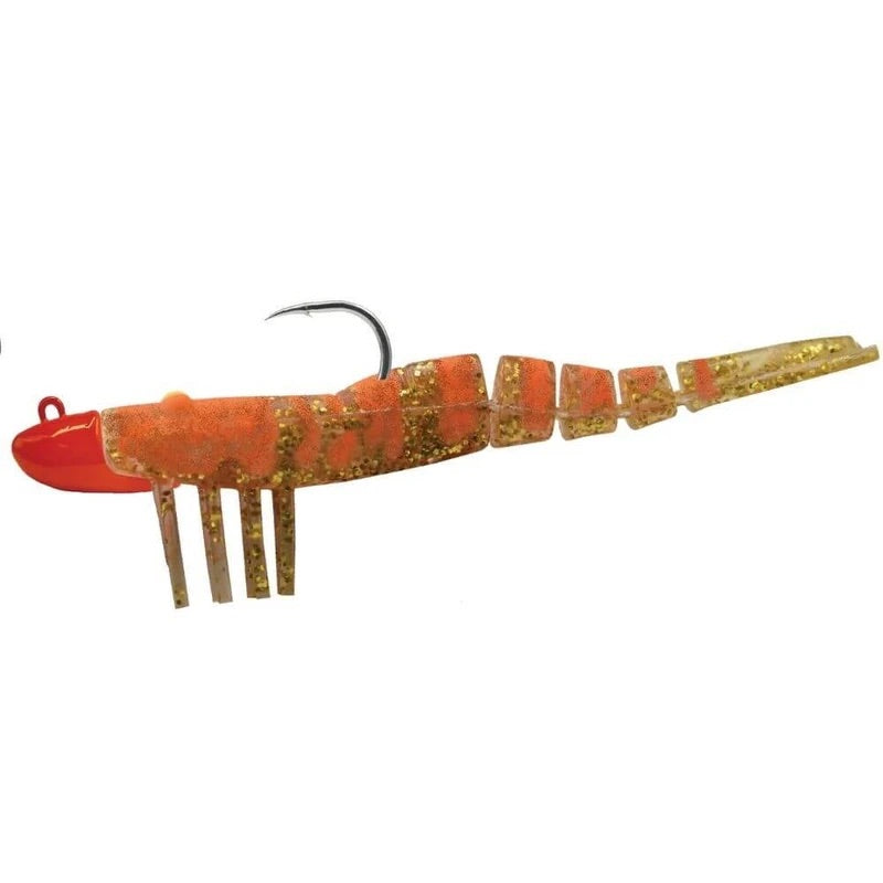 Wilson Wild Shrimp Exposed Series Hd 7" 78g Soft Plastic Lure [cl:orange Nugget]