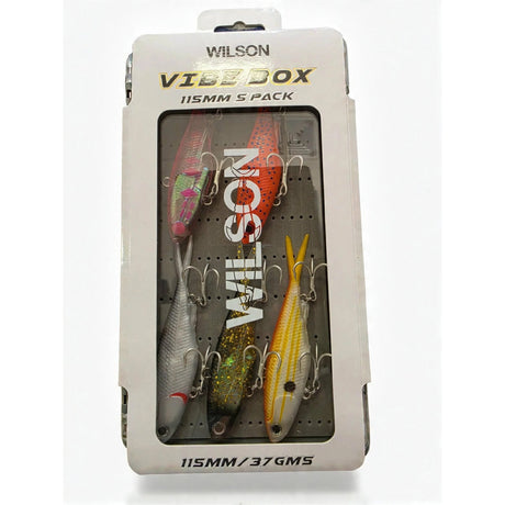 Wilson Forktail Vibe Kit With Vibe Tray [sz:115mm - 37g - 5pk]