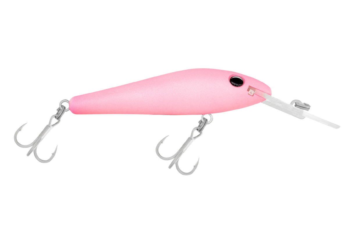 Halco Tbarra 80mm 13g Deep Diver Hard Body Lure [cl:tickled Pink]