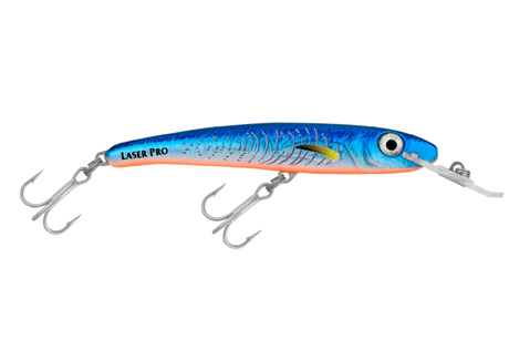 Halco Laser Pro 140dd 24g Deep Diver Hard Body Lure [cl:blue Fluoro]
