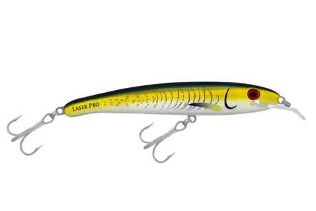 Halco Laser Pro 160mm 30g Deep Diver Hard Body Lure [cl:yellowfin]