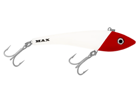 Halco Max 130mm 80g Hard Body Lure [cl:white Redhead]