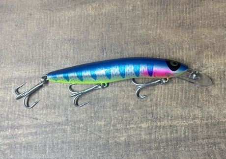 Halco Rmg Scorpion 125std 20g Hard Body Lure ^ [cl:r2 Blue Stripe]