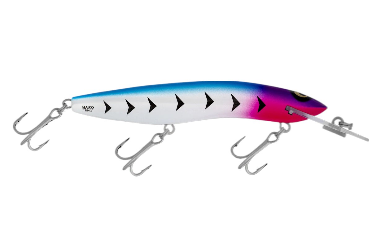 Halco Rmg Scorpion 125std 20g Deep Diver Hard Body Lure [cl:psychadelic Pink Head]
