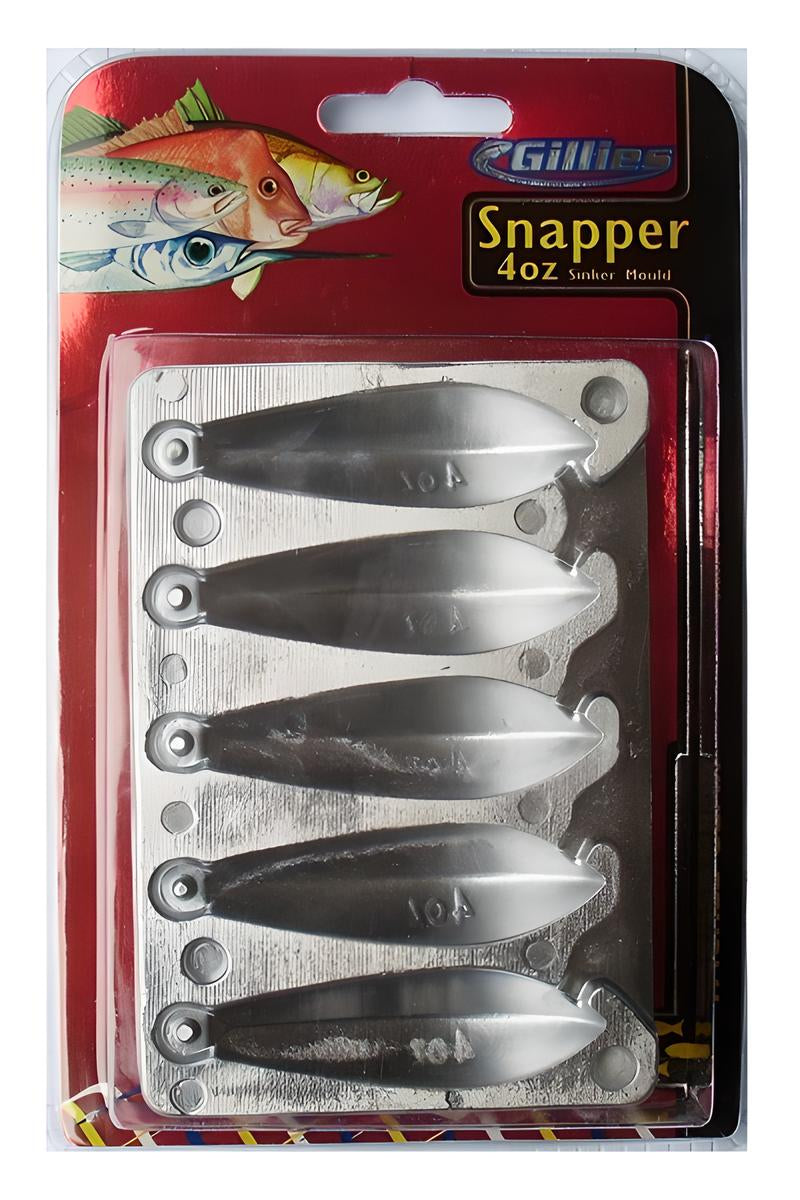 Gillies 4oz Snapper Sinker Mould – Fisho's Tackle World