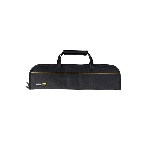 Cheftech Knife Roll With 6 Pockets Black