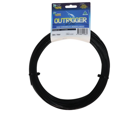Platypus Outrigger Monofilament Line [sz & Cl:2mm - 50m - Black]