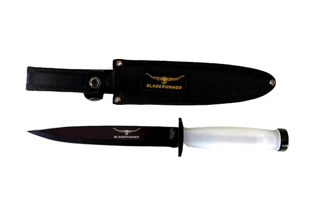 Bladerunner 20cm Pigsticker Lumo Green With Safety Guard & Sheath