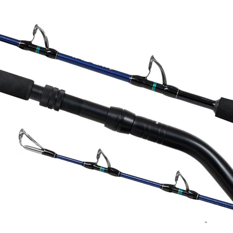 Shimano Tag-em Fully Rollered Curved Stand-up Overhead Game Rod [sz:5'7"/24kg/2pcbj/24frbb]