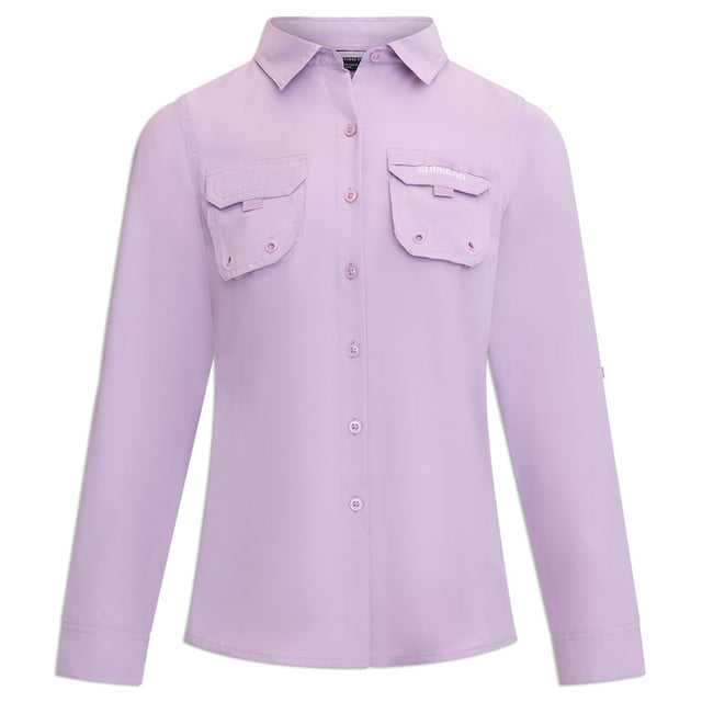 Shimano Shirt Vented Ladies Lilac [sz:10]