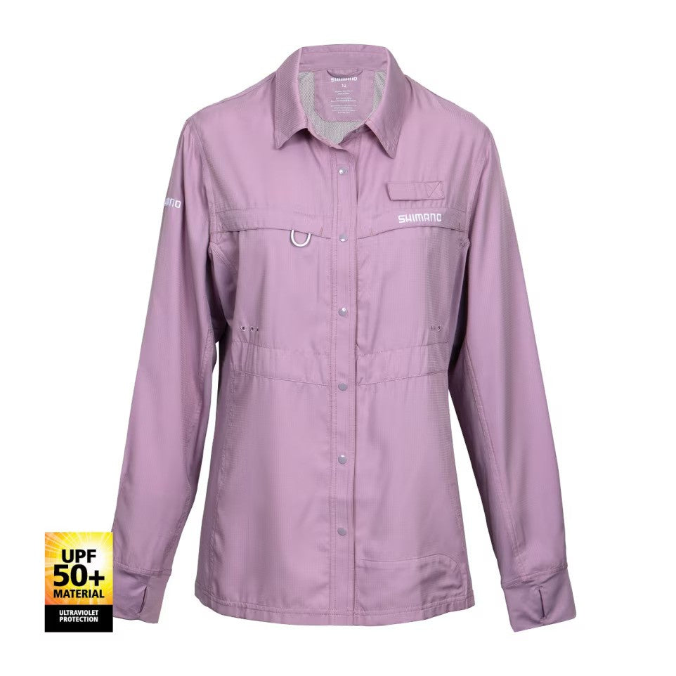 Shimano Shirt Pro Vented Ladies Orchid Hush [sz:8]