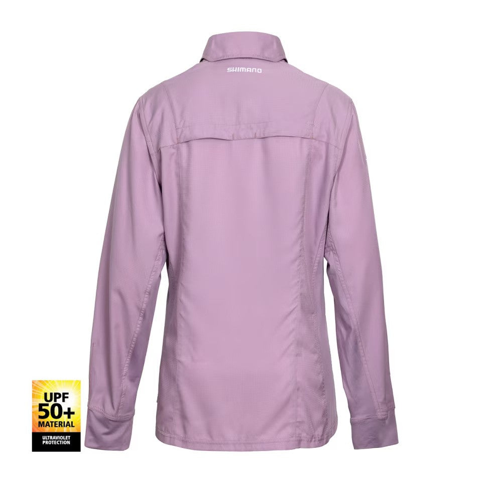 Shimano Shirt Pro Vented Ladies Orchid Hush [sz:8]