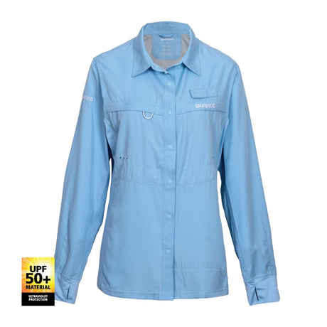 Shimano Shirt Pro Vented Ladies Sky Blue [sz:8]