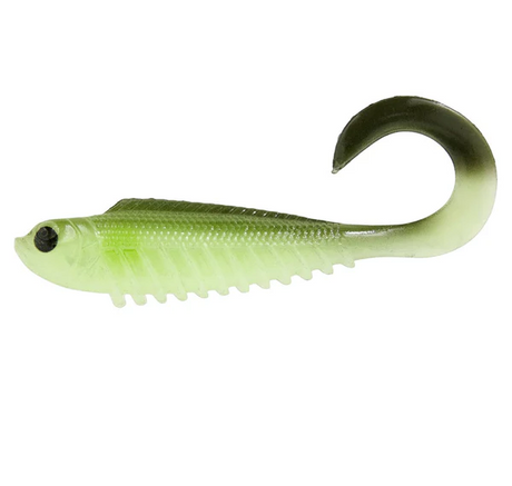 Squidgy Wriggler 140mm Soft Plastic Lure > [cl:ayu Glow]