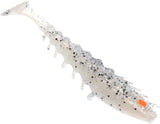Squidgy Prawn Paddle Tail 110mm Soft Plastic Lure >^ [cl:white Lightning]