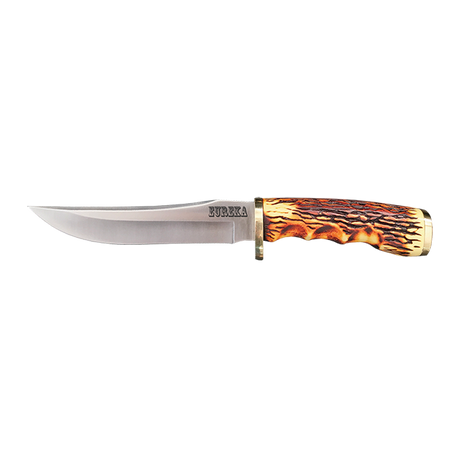 Eureka Hunting Knife With Sheath Trophy Eho71 ><
