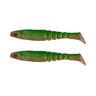 Akame Guppy 120mm Soft Plastic Lure Unrigged 2 Pack [cl:green Dream]