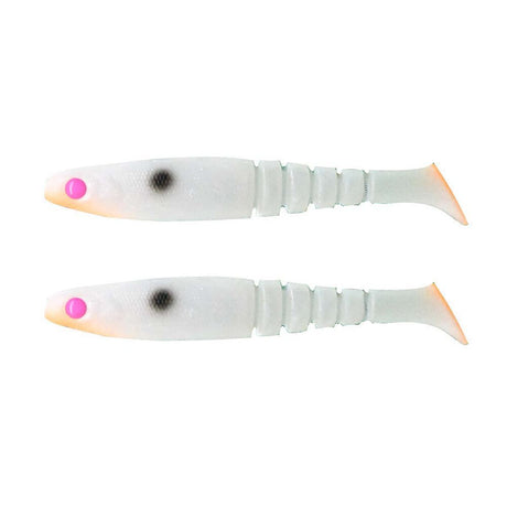 Akame Guppy 120mm Soft Plastic Lure Unrigged 2 Pack [cl:karens Pearl]