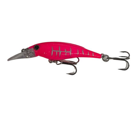 Trollcraft Lightning Minnow 70mm Hard Body Lure ^ [cl:pink Tiger]