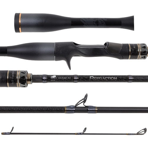 Samurai Refraction Baitcast Rod [sz:7'6"/15-30lb/1pc/rfsbml76]