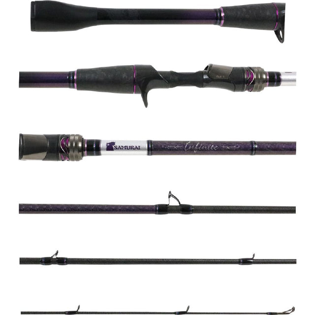 Samurai Infinite Baitcast Rod [sz:6'6"/1pc/8-16lb/b16-f66]