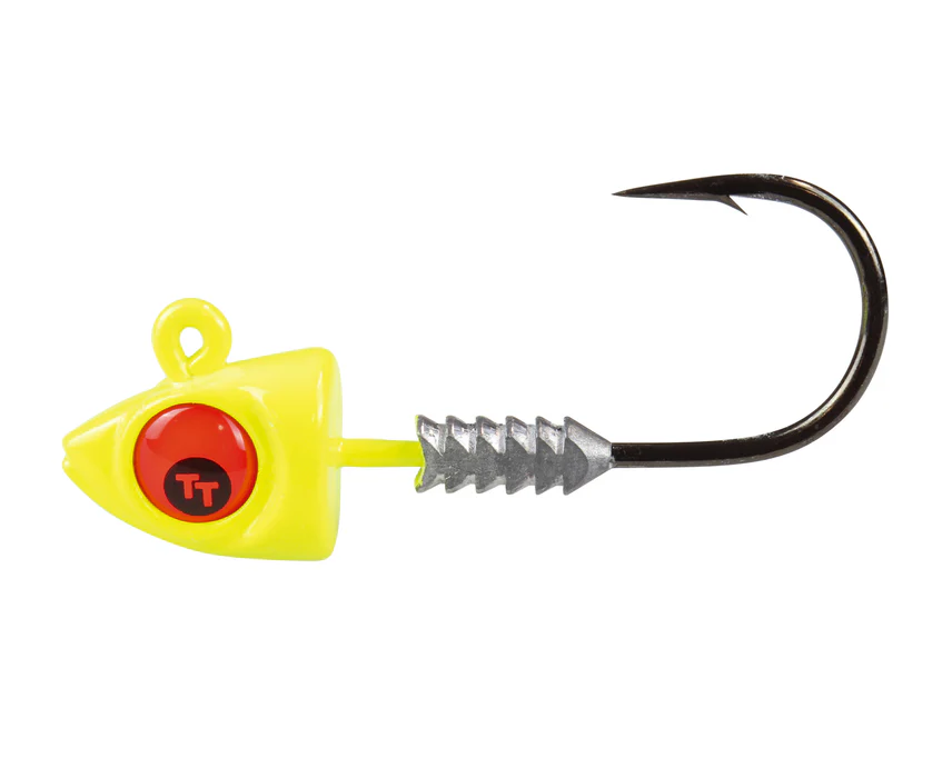 Tt Big Eyez Jighead [w & Sz & C:1/4oz - 3/0 - Chart Red]