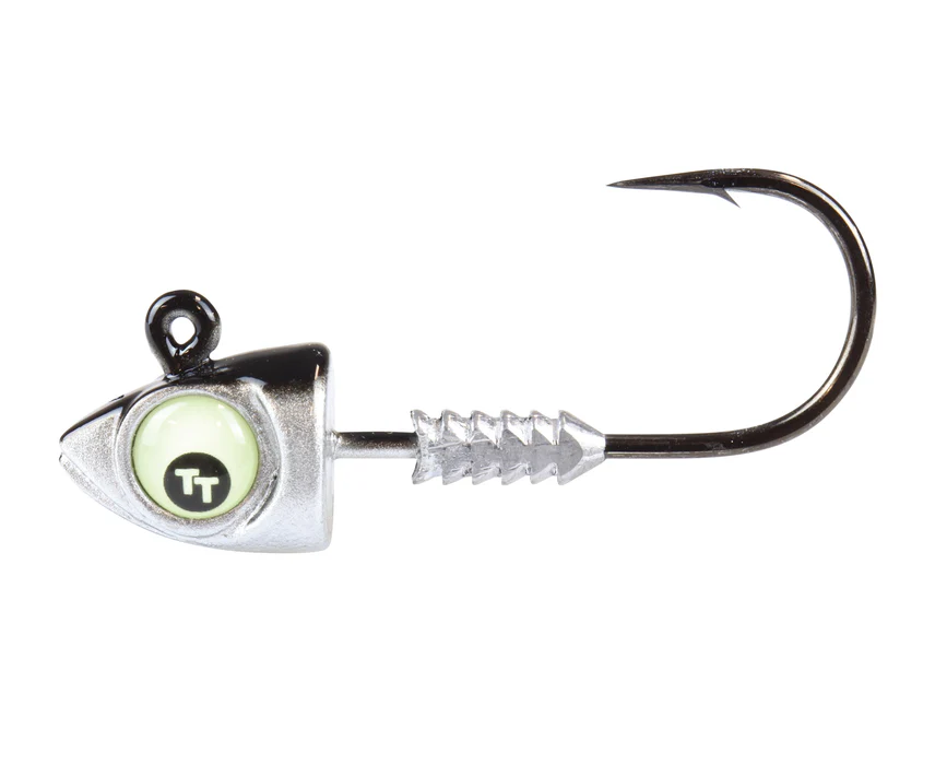 Tt Big Eyez Jighead [w & Sz & C:3/8oz - 5/0 - Silv/black]