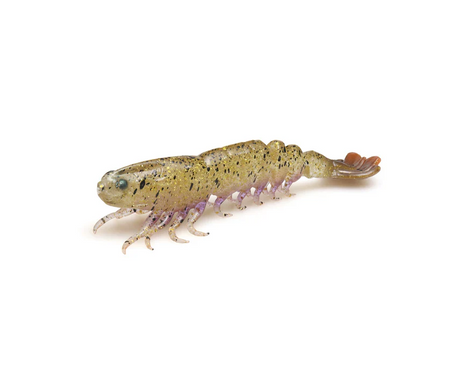 Zman Prawnz Elite Unrigged 5" Soft Plastic Lure [cl:golden Boy]