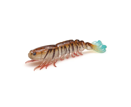 Zman Prawnz Elite Unrigged 5" Soft Plastic Lure [cl:tiger Prawn]