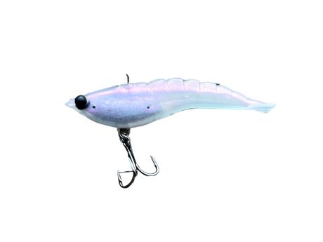 Mmd Soft Prawn 70mm 9g Soft Vibe Lure ^ [cl:pearl]