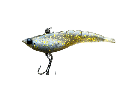 Mmd Soft Prawn 70mm 9g Soft Vibe Lure ^ [cl:gold]