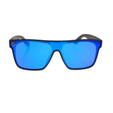 Oxide Galaxy Polarised Sunglasses [fr:matt Black Ls:poly Blue Mirror]