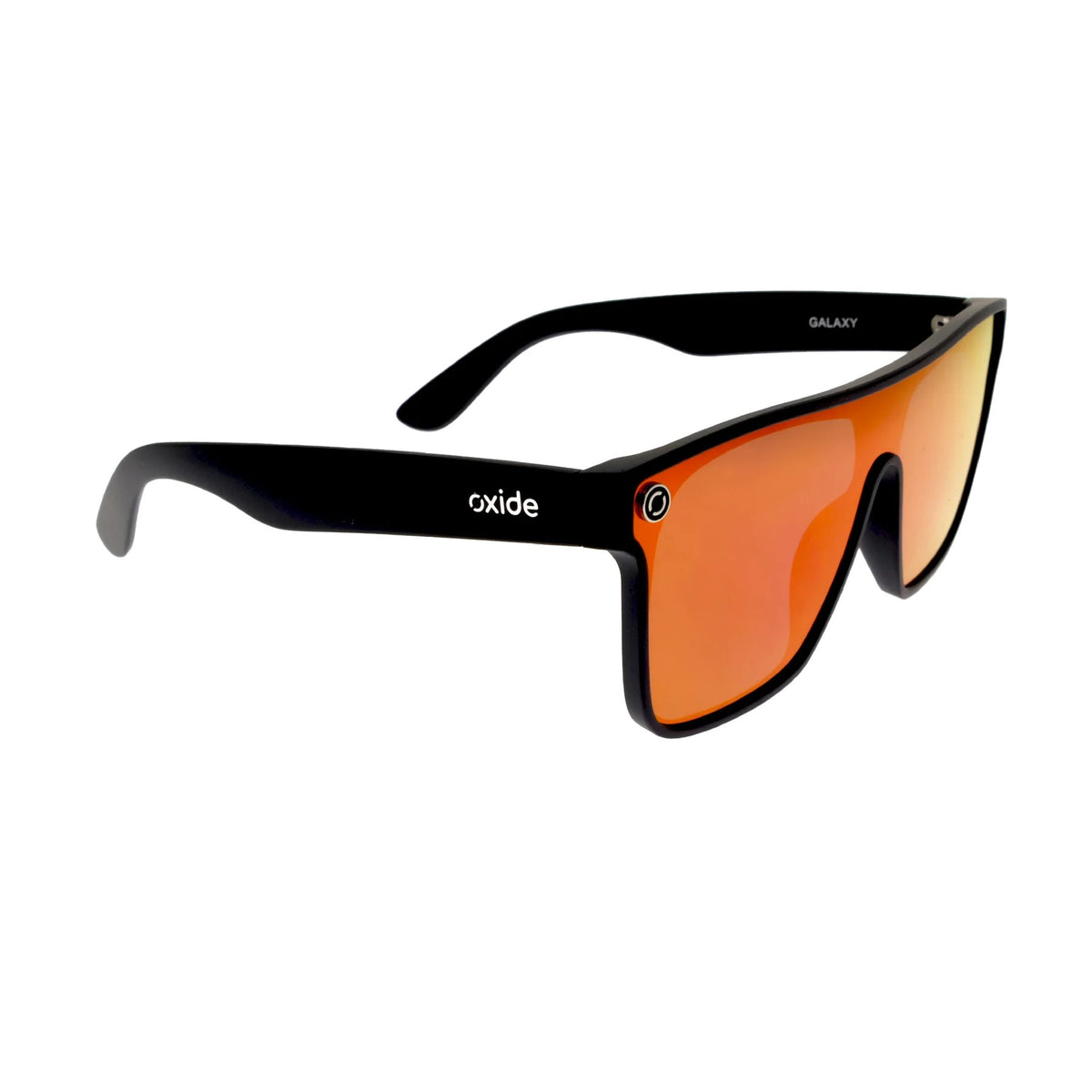 Oxide Galaxy Polarised Sunglasses [fr:matt Black Ls:poly Red Mirror]