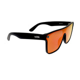 Oxide Galaxy Polarised Sunglasses [fr:matt Black Ls:poly Red Mirror]