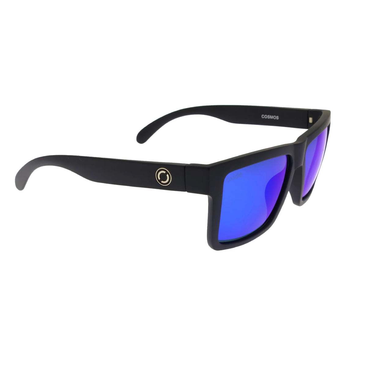 Oxide Cosmos Polarised Sunglasses [fr:matt Black Ls:poly Blue Mirror]