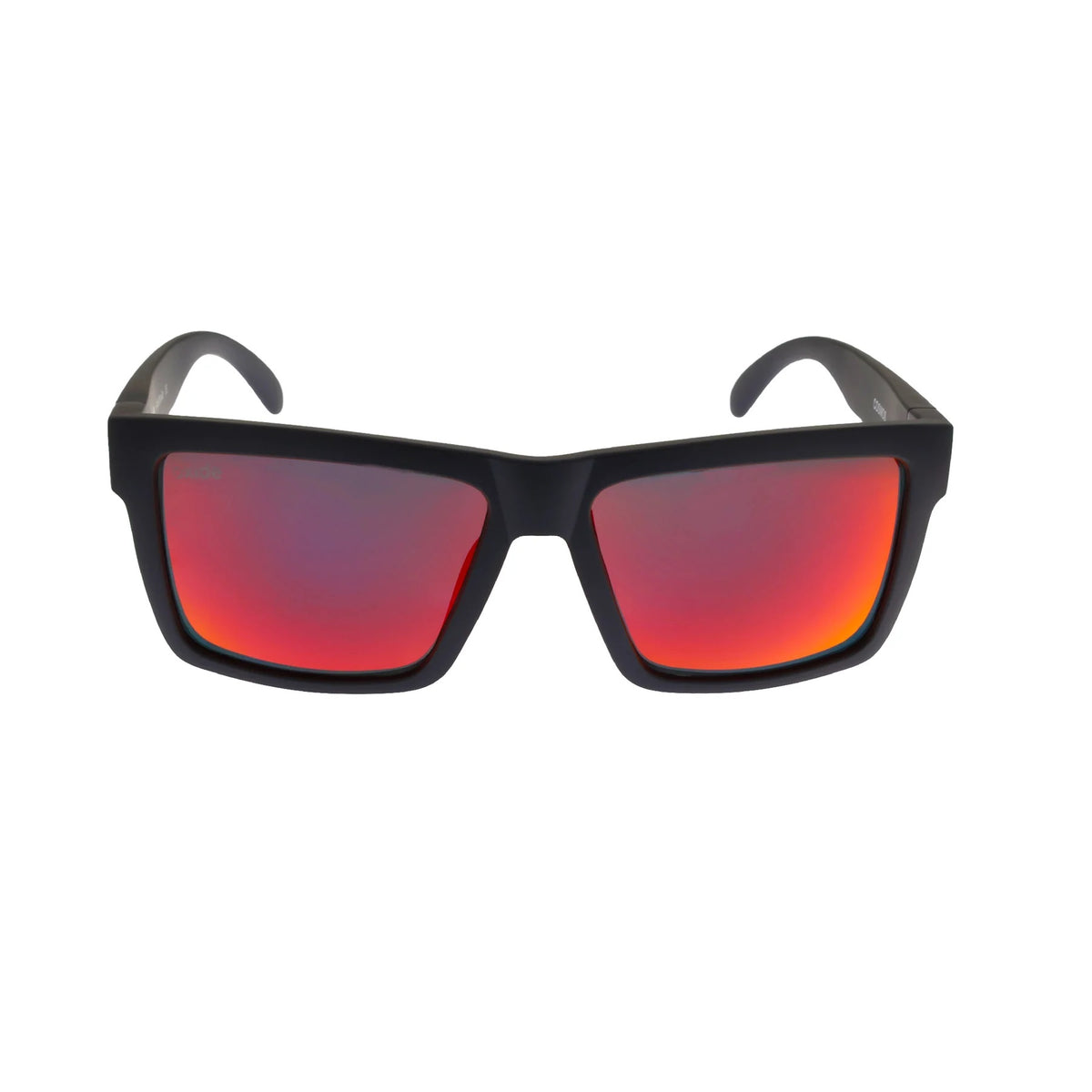 Oxide Cosmos Polarised Sunglasses [fr:matt Black Ls:poly Red Mirror]